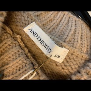 Leopard print sweater.